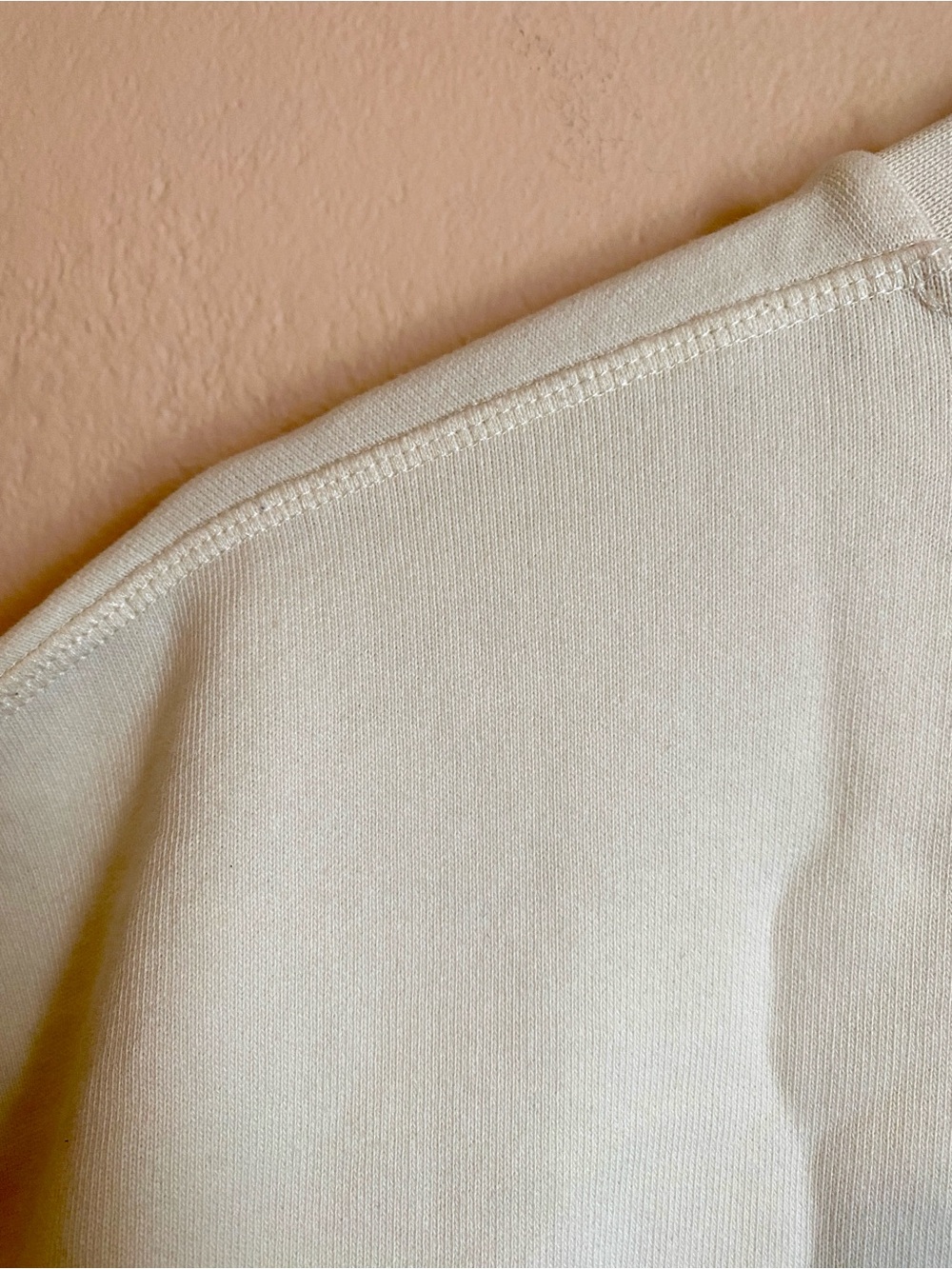 COS Cream French Terry Cotton Sleeveless Top Made in Portugal Medium - Picture 6 of 10
